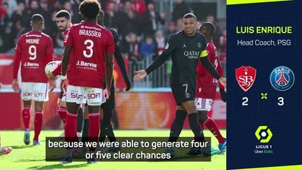 PSG second-half the worst since my arrival - Enrique