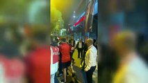 Fenerbahçe maçı sonrası ortalık bir anda karıştı! Pendiksporlu futbolcular polisle tartıştı