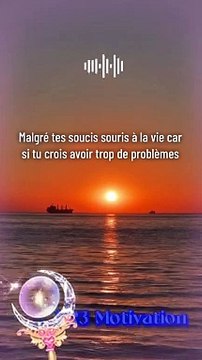 Malgré tes soucis souris à la vie car si tu crois avoir trop de problèmes #conseils #conseil #motivation #citation #citations