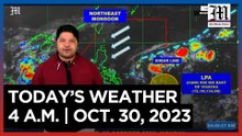 Today's Weather, 4 A.M. | Oct. 30, 2023