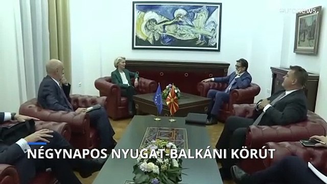 Az Európai Bizottság elnöke négynapos látogatást kezdett a nyugat-balkáni térségben