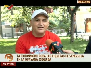 Caracas | Ciudadanos repudian la actitud guerrerista por parte del presidente de Guyana