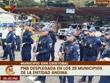 Policía Nacional Bolivariana se despliega en 29 municipios del estado Táchira