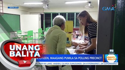 Ilang senior citizen, maagang pumila sa polling precinct | UB
