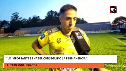 Lautaro Soto, “Lo importante es haber conseguido la permanencia”