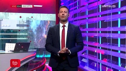 Humo en la ciudad de La Paz, donde respirar fue un riesgo para la salud 