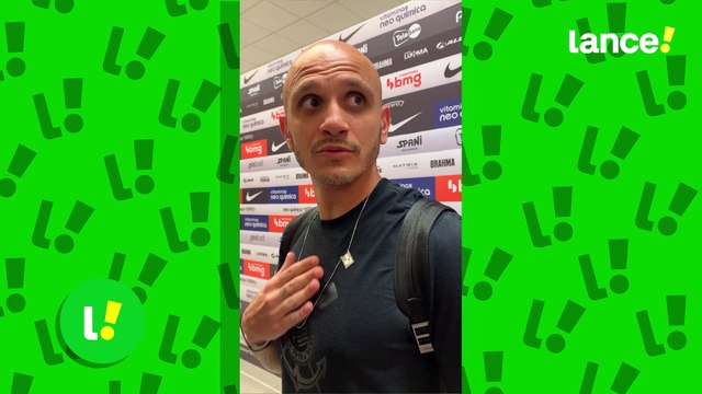 Fábio Santos, lateral-esquerdo do Corinthians fala sobre a falha do arbitragem no pênalti dadp ao Santos
