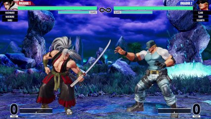 THE KING OF FIGHTERS XV HAOHMARU/NAKORURU/DARLI VS CLARK/TERRY/ELISABETH