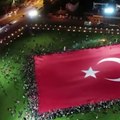 Kayseri’de Cumhuriyet Bayramı kutlamalarında dünyanın en büyük Türk bayrağı açıldı