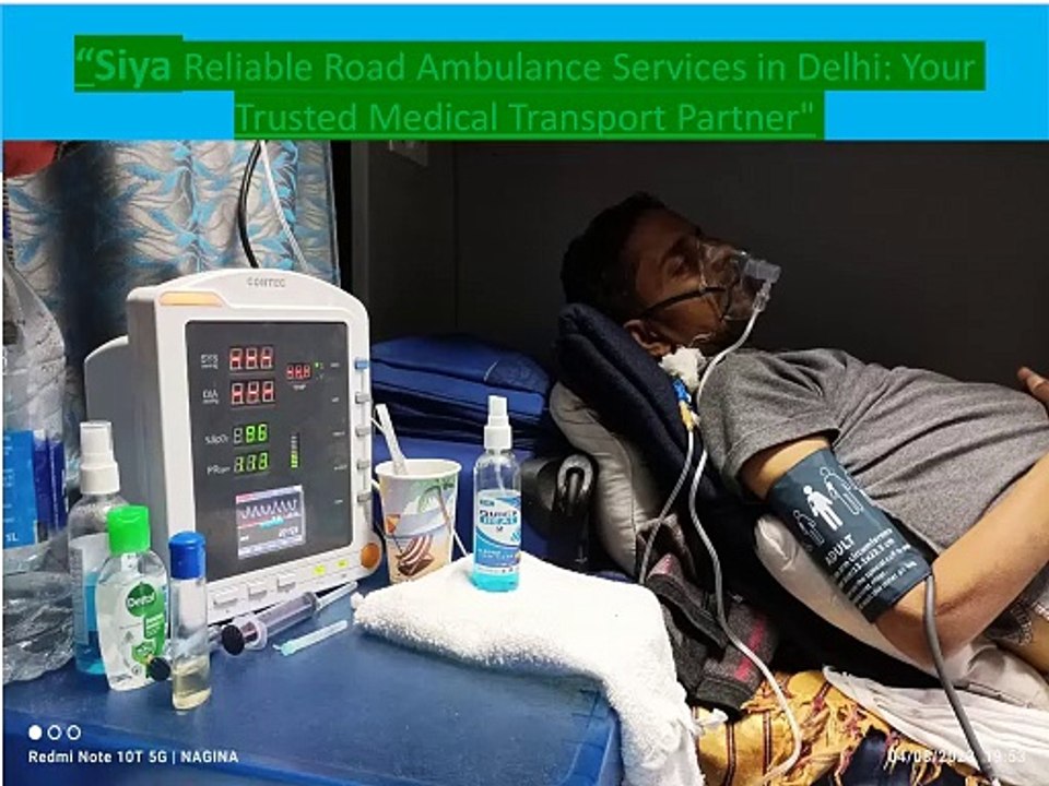 Ambulance Services in Delhi NCR with Best ICU Setup Siya Air Facility