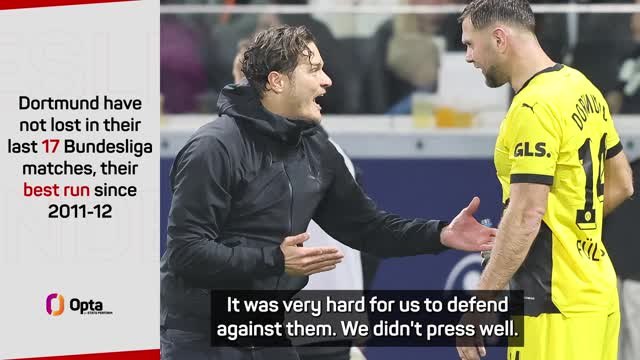 Terzić sees Dortmund salvage point in 'way too wild' draw with Frankfurt