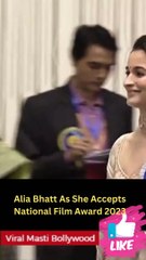 Alia Bhatt As She Accepts National Film Award 2023