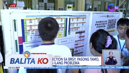 Automated election sa Brgy. Pasong Tamo, nakaranas ng ilang problema | BK