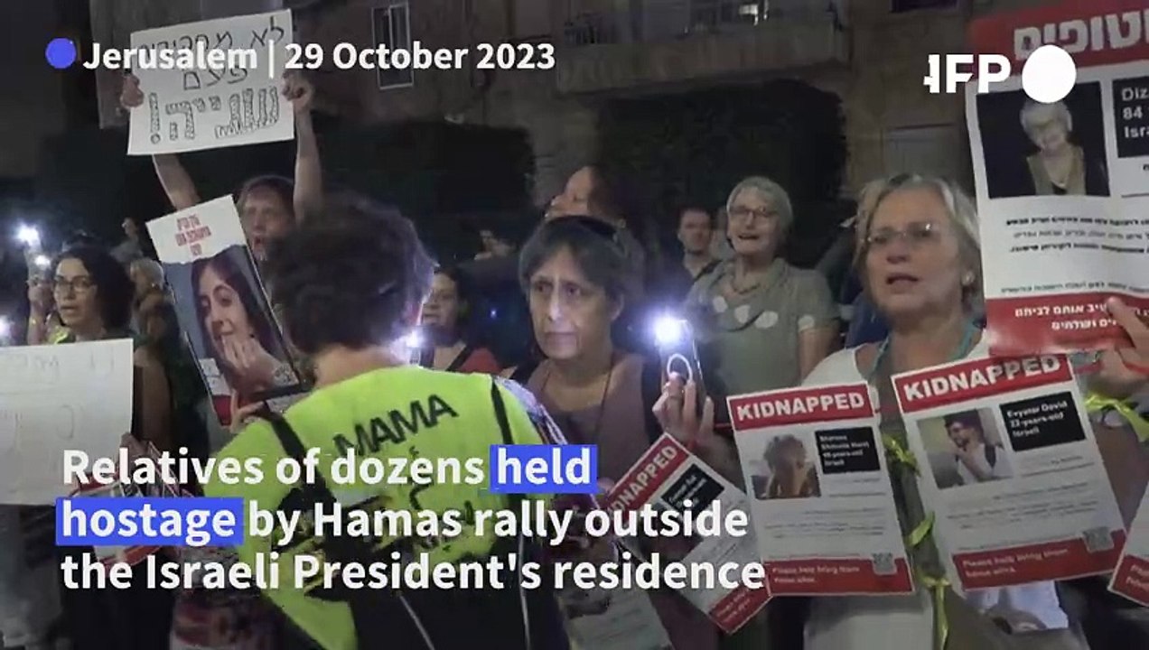 Israeli hostage families fight to keep spotlight on captives