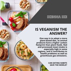 | IKENNA IKE | CAN EATING HABITS SAVE THE WORLD? YES! HERE’S HOW (PART 1) (@IKENNAIKE)