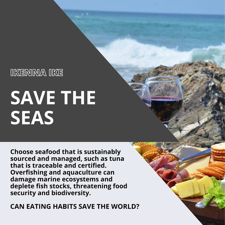 | IKENNA IKE | CAN EATING HABITS SAVE THE WORLD? SAVE THE SEAS (PART 2) (@IKENNAIKE)