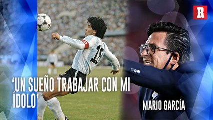 Mario García: 'Conviví con MARADONA como persona, no como el personaje'