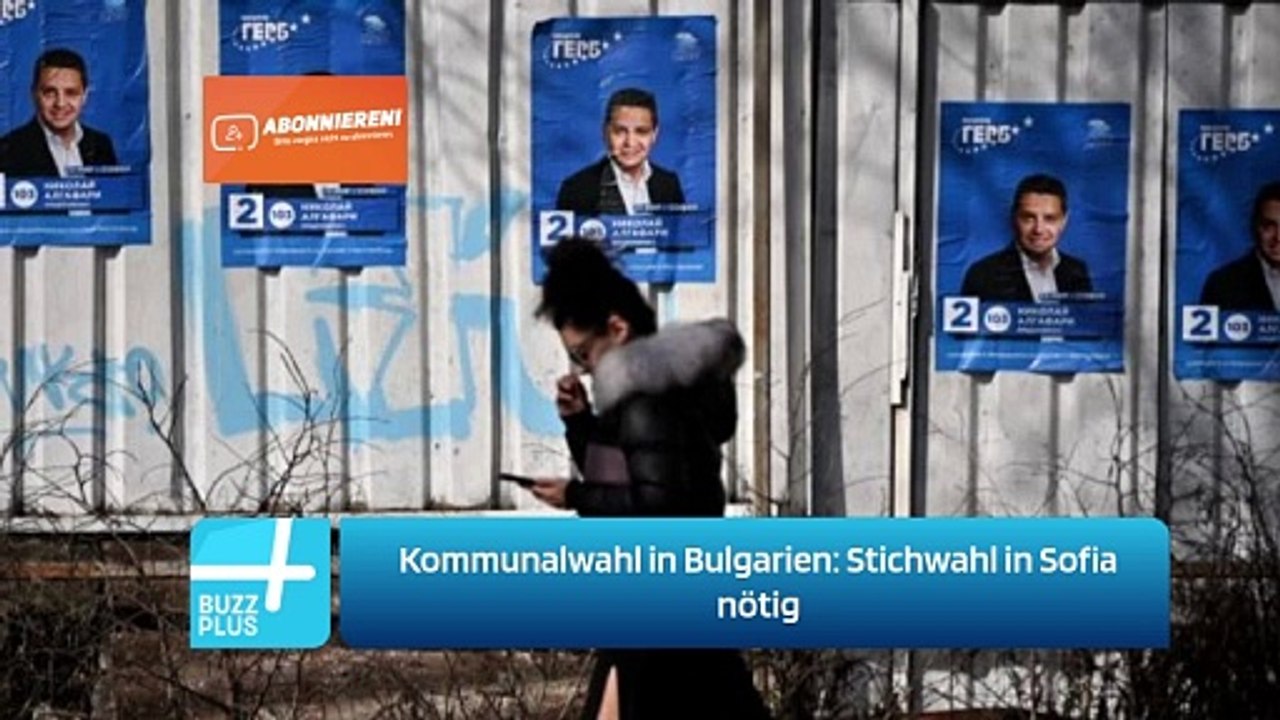 Kommunalwahl in Bulgarien: Stichwahl in Sofia nötig