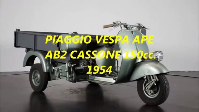 Piaggio Vespa Ape AB2 Cassone 150 cc. 1954
