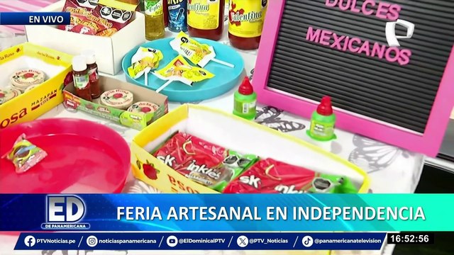 Así se desarrolla la feria de emprendedores “Creciendo Juntos” en Independencia