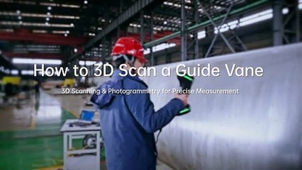 3D Scanning a Guide Vane with KSCAN-Magic