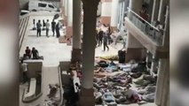 Gazze'deki Al-Quds Hastanesi Bombalandı
