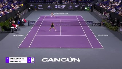 Masters - Sabalenka sans pitié pour Sakkari