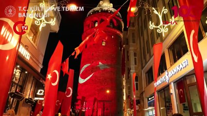 Üsküdar'da Kız Kulesi'nde ışık gösterileri bugün de sürecek