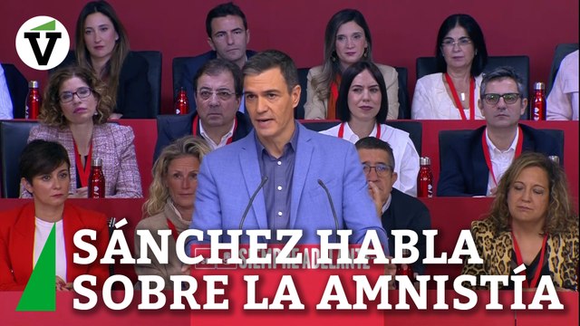 Sánchez: En el nombre de España, en el interés de España, defiendo la amnistía en Cataluña