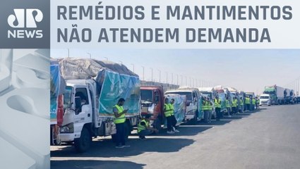 Download Video: Organizações internacionais dizem que ajuda humanitária à Faixa de Gaza é insuficiente