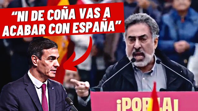 El discurso más feroz de Luis del Pino contra Sánchez en Colón: “Tu segundo apellido es Traidor”