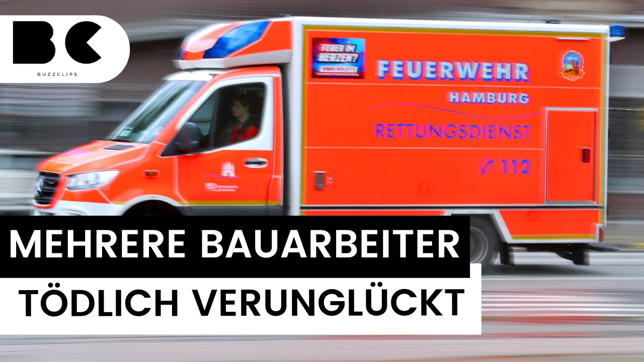 Hamburg: Mehrere Bauarbeiter tödlich verunglückt