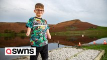 Selfless quad amputee, 10, hopes to summit huge peak - to raise money for disabled kids