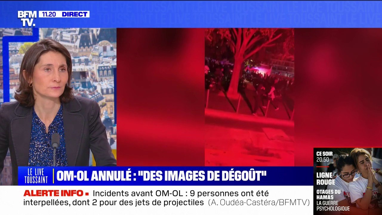 Bus caillassé avant le match OM-OL: l'itinérair...