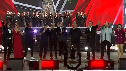 Cumhuriyet'in 100. yıl kutlamalarında sanatçılar hep birlikte ‘Ey Özgürlük’ dedi