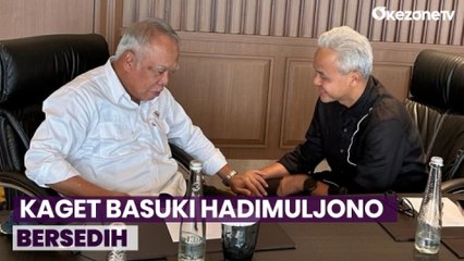Basuki Hadimuljono Peluk dan Teteskan Air Mata, Ganjar Mengaku Kaget