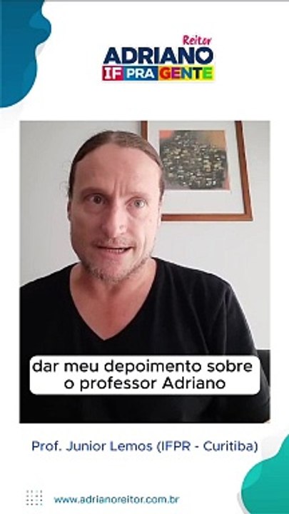 Depoimento Prof. Junior Lemos (IFPR Curitiba)