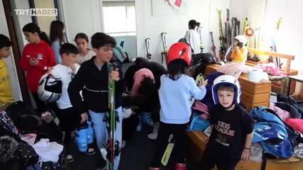 Kar yağmadı; çözümü yağlı halı ve tahtada buldular