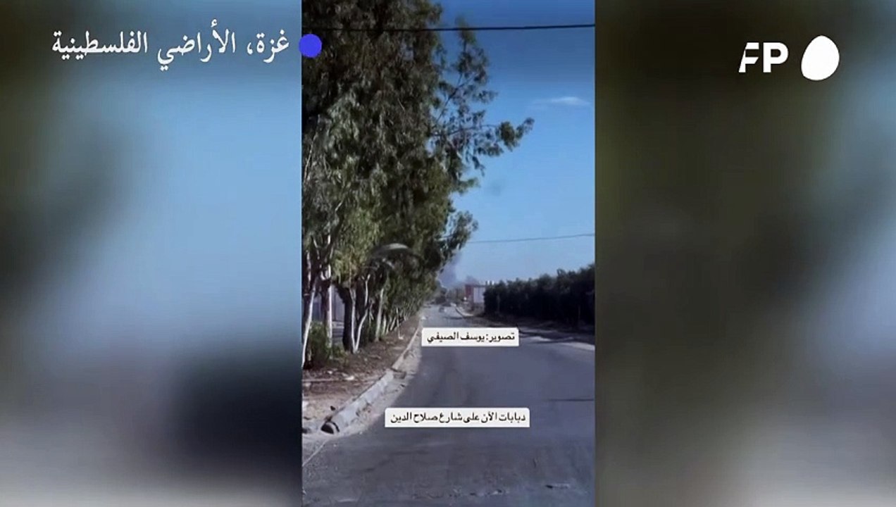 دبابة إسرائيلية تطلق النار على سيارة في غزة