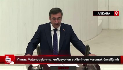 Cevdet Yılmaz: Vatandaşlarımızı enflasyonun etkilerinden korumak önceliğimiz