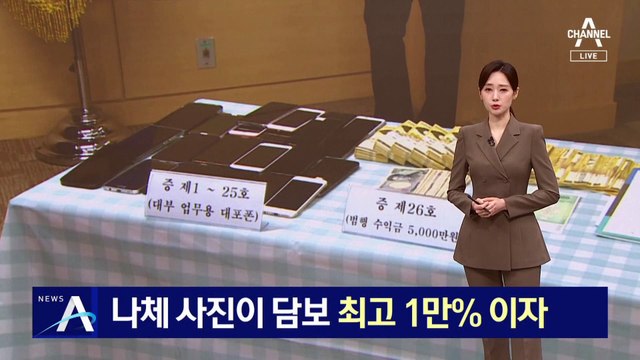 나체 사진이 담보…최대 1만 3천% 이자 뜯어낸 대부업체