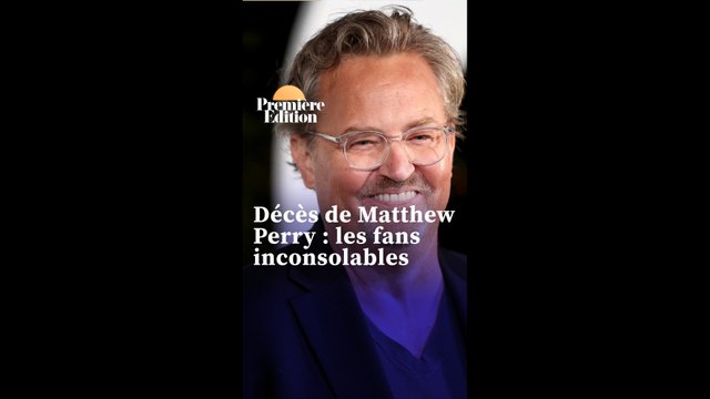 Les fans inconsolables après le décès de Matthew Perry, interprète de Chandler Bing dans la série culte Friends