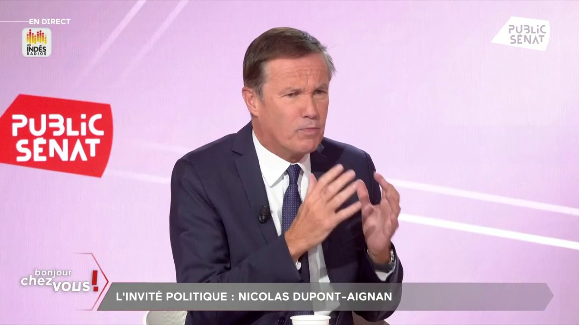 Projet de loi immigration : « Une arnaque », dénonce Nicolas Dupont-Aignan  - Vidéo Dailymotion