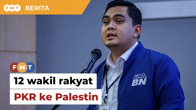 Hantar 12 wakil rakyat PKR ke Palestin, gesa Pemuda Umno