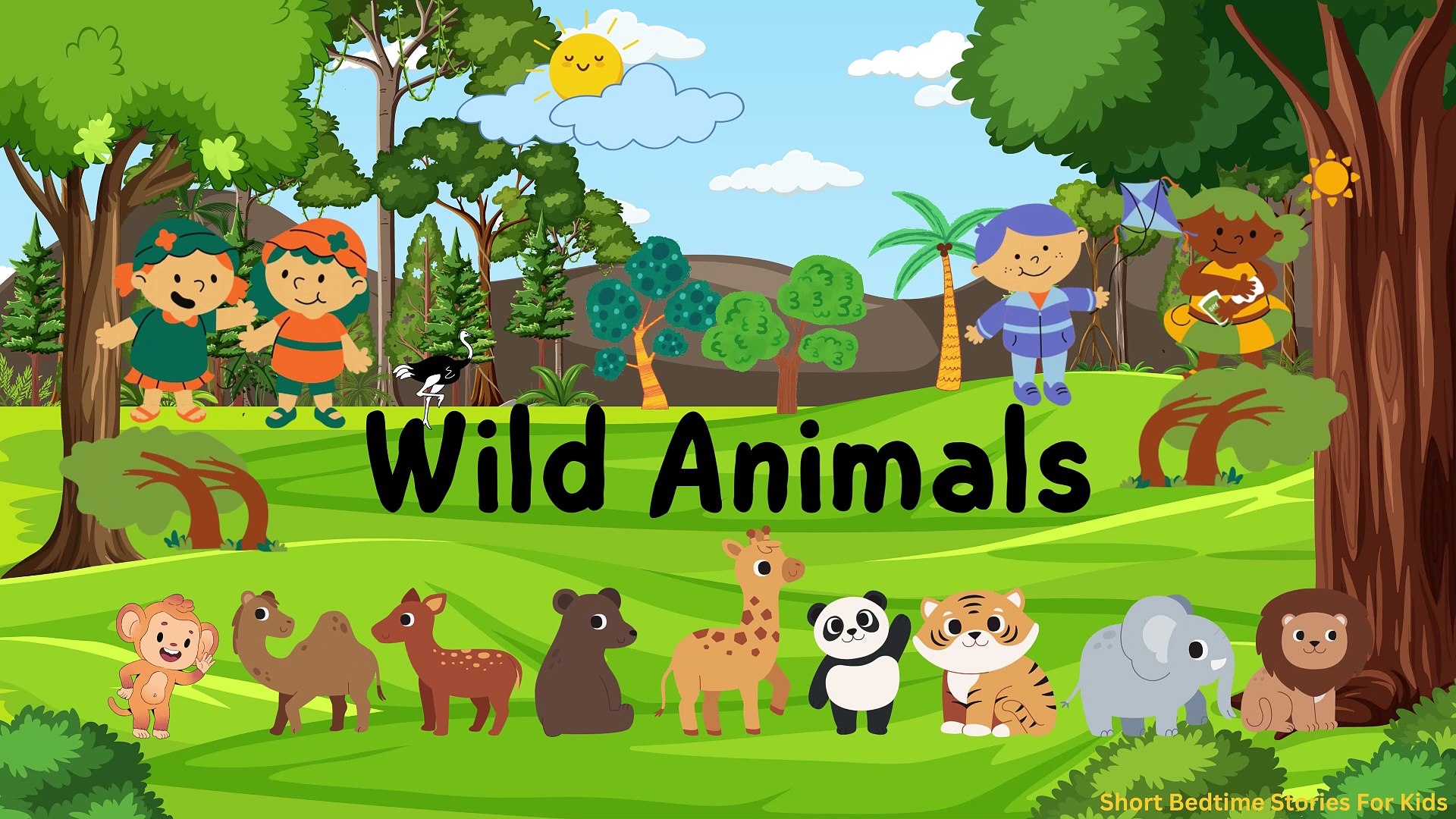 ⁣Wild animal vocabulary for kids | Wildlife Vocabulary Learning