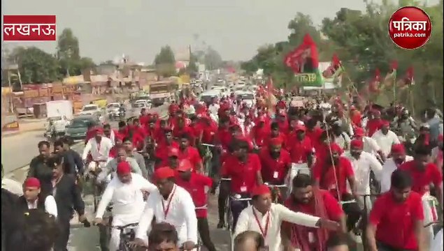 अखिलेश यादव की साइकिल यात्रा में सपा नेता को आया हार्ट अटैक, मौत