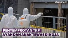 Warga Keluhkan Aroma Busuk, Polisi Lakukan Penyemprotan di Lokasi Ayah dan Anak Tewas di Koja