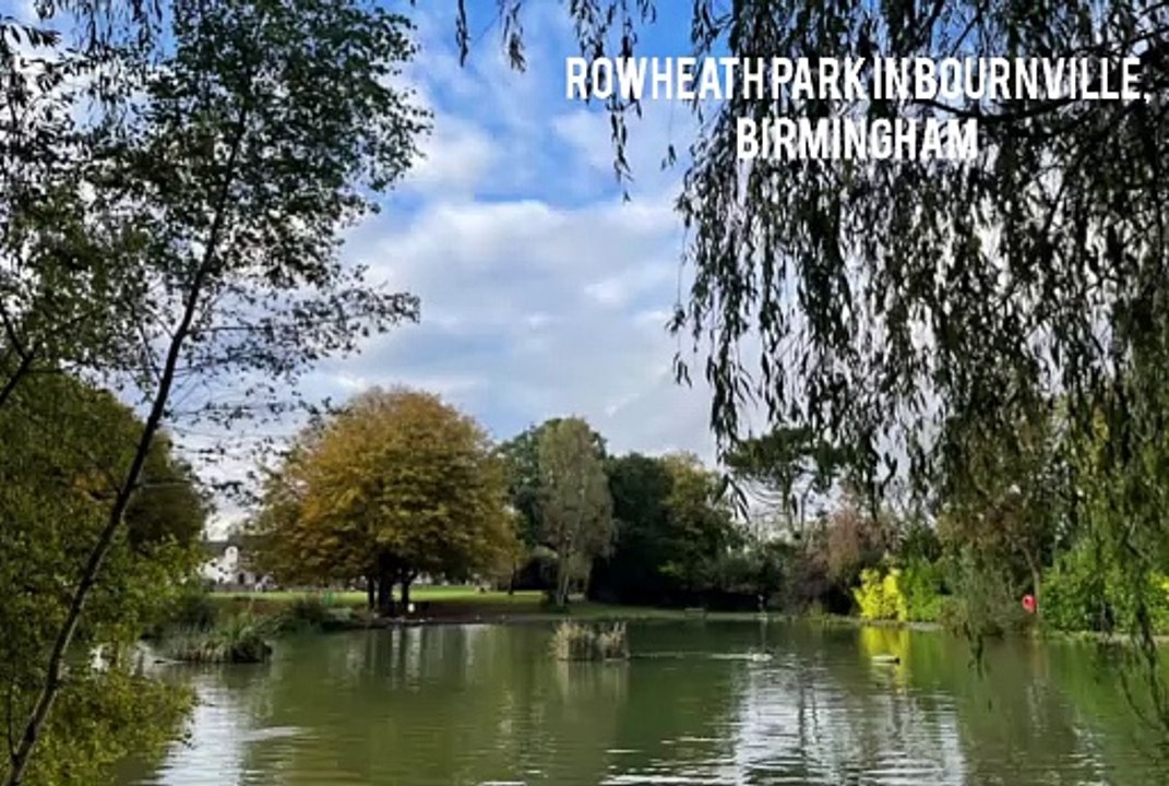 We visit Rowheath Park in Bournville, Birmingham - the city's highest rated park