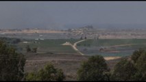Bulldozer e un carro armato israeliano nel Nord di Gaza