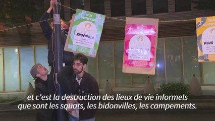 Paris : avant les JO-2024, des associations dénoncent un "nettoyage social"